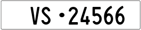 Truck License Plate